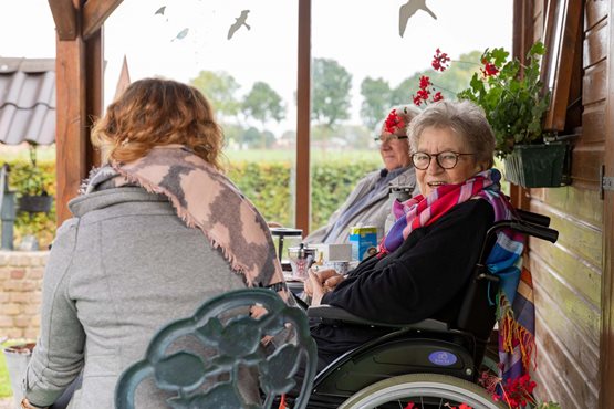 ‘Het contactmoment met Sensire is een lichtpuntje voor mij’