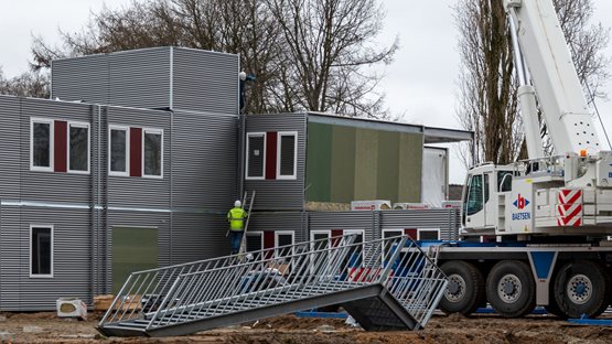 Bouw van De Slingebeek in volle gang