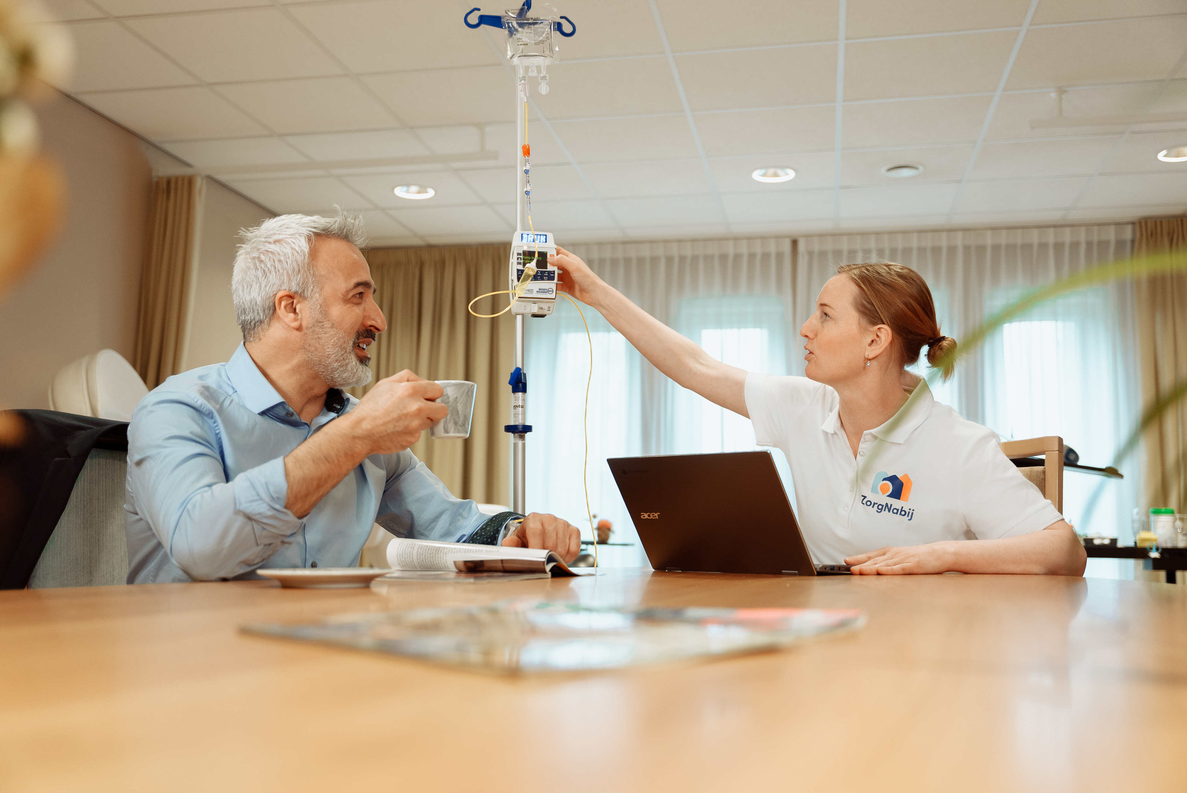 Behandeling met Infliximab infuus van Gelre naar wijklocatie Sensire